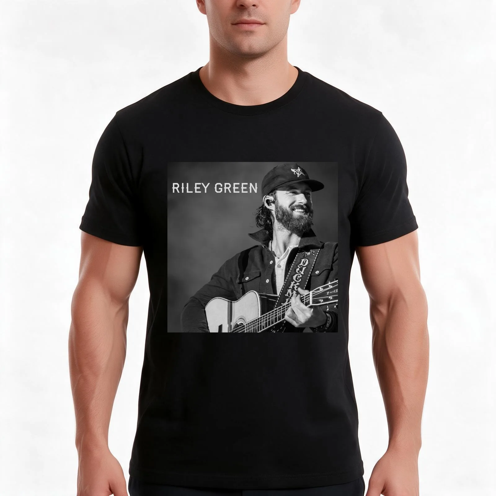 Riley Green tour T-Shirt, Summer Casual Cotton Tee, Oversized Streetwear Tops, Vintage Graphic Print, Loose Fit Short Sleeve
