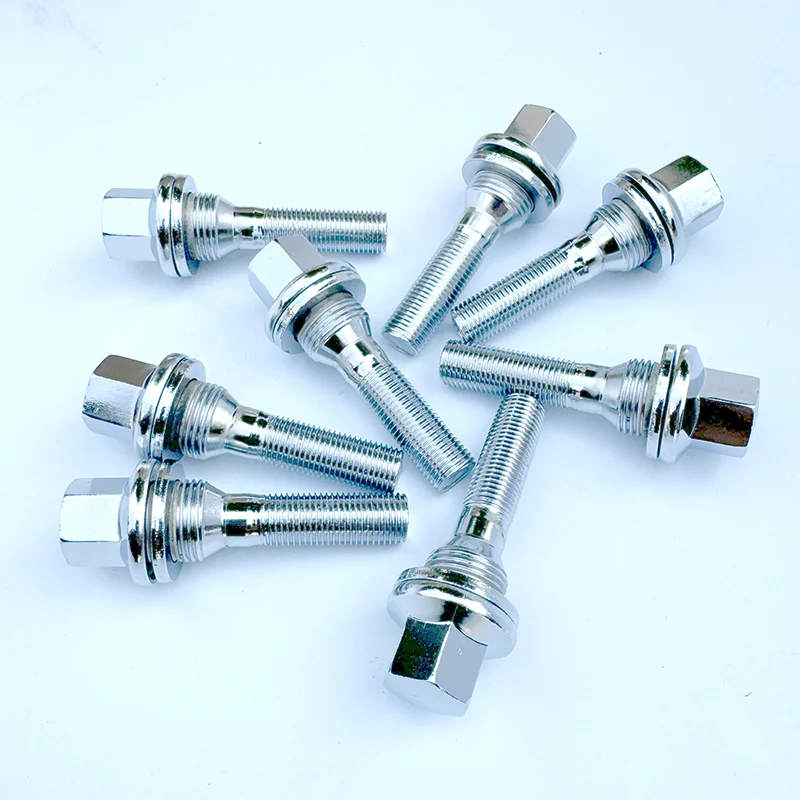 

8/10PCS Car Wheel Spacers Flat Seat 12x1.25 Thread 35mm-50mm Adapter Bolts for Peugeot Citroen Berlingo C2 C3 C3 Pluriel