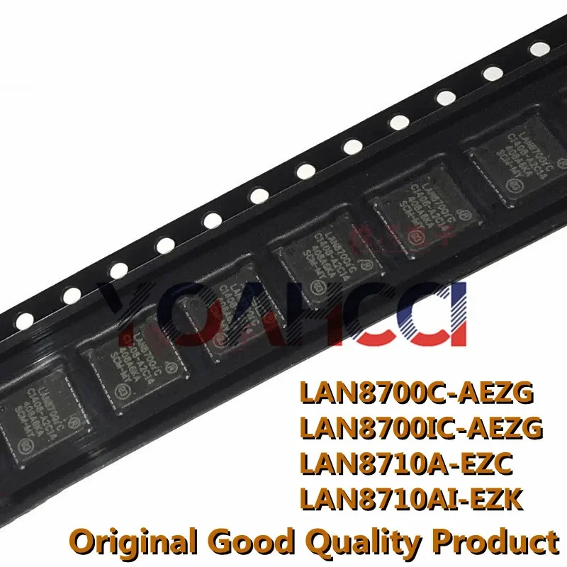 

LAN8700C-AEZG LAN8700IC-AEZG LAN8710A-EZC LAN8710AI-EZK (10 шт.) Микросхема приемопередатчика Ethernet QFN, оригинал на складе
