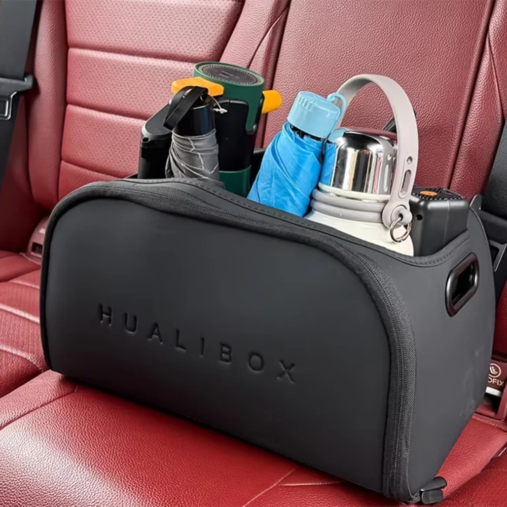 Auto-Aufbewahrungsbox, große Kapazität, faltbar, 38x26x21cm, große Öffnung, geeignet für vielseitigen Einsatz im Büro, in der Garage, im SUV, in der Limousine und für die Familie.