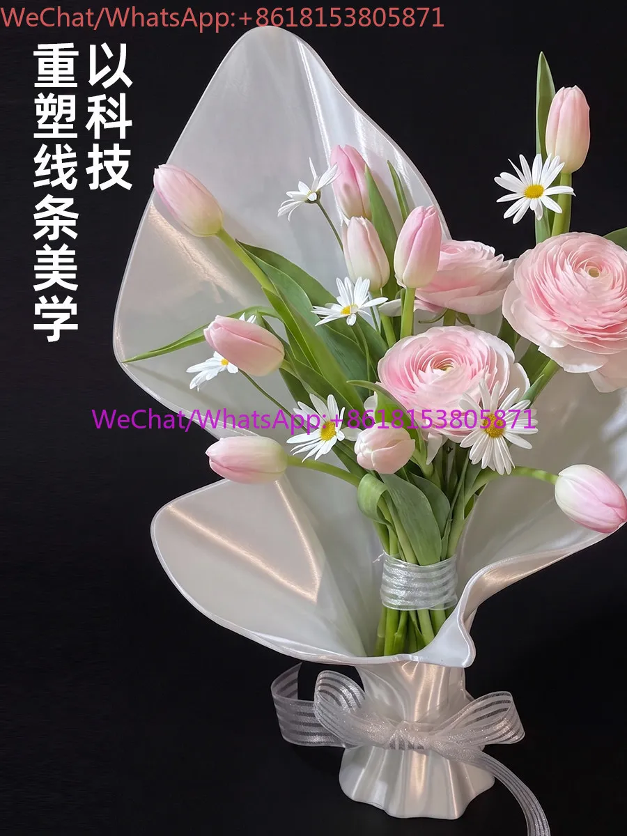 Super beautiful artistic sense white vase ornament living room dining table flower arrangement light luxury high sense