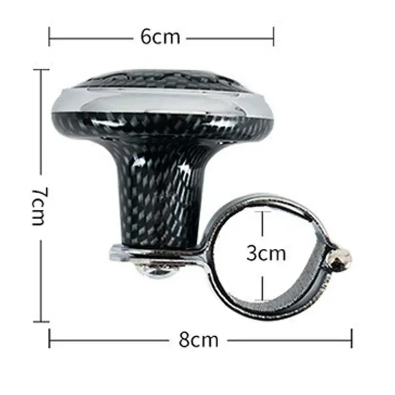 Universal Car Steering Wheel Booster Spinner Knob 360 Degree Rotation Ball Handle for Cars Semi Truck Forklifts  Auto Parts