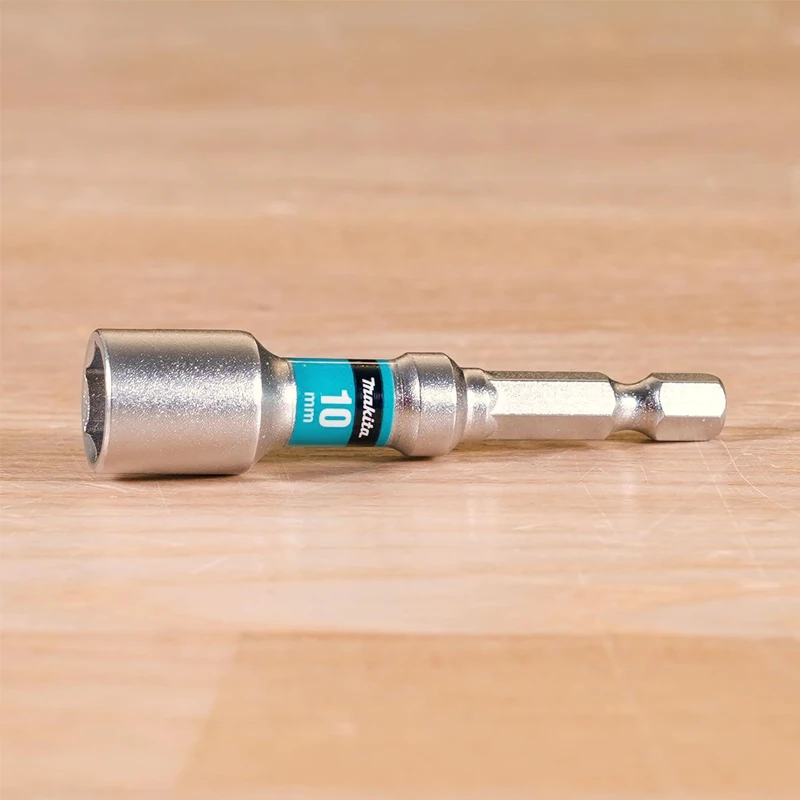 

Makita E-03470 Impact Premier Nutsetter H10 x 65mm Hex shank 1/4" Compact Bit Holder Tool Accessories
