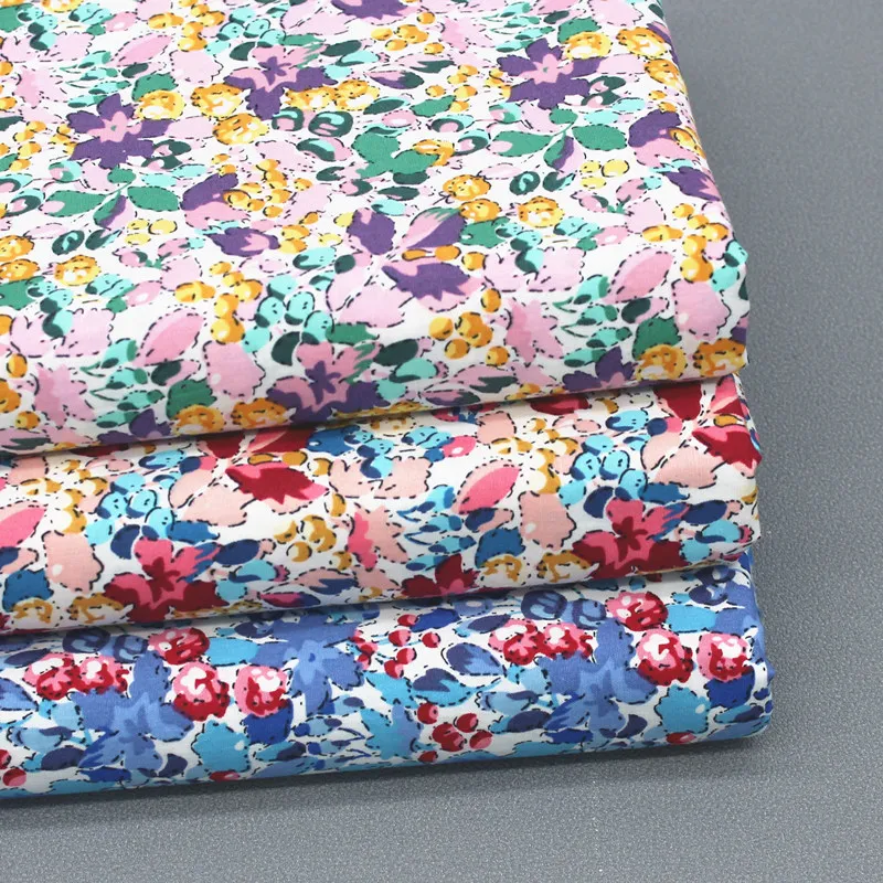 

Printed Kids Cotton fabric baby quilting cotton twill fabric by meter DIY sewing craft cotton material 50*147cm