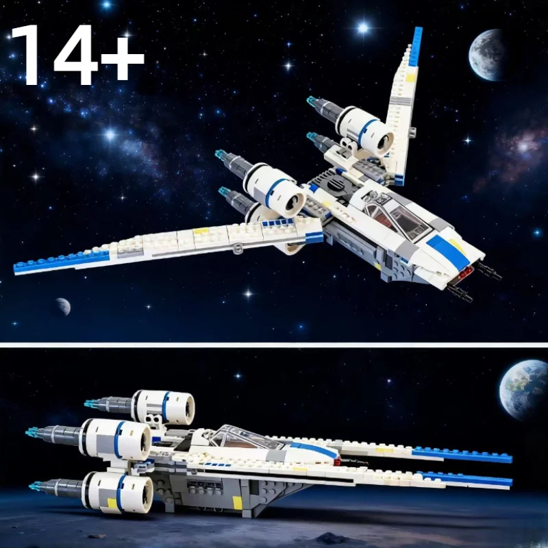 لعبة ساخنة MOC 75399 Jyn's Ship Rogue One Premium سفينة الفضاء اللبنات الطوب خطة النجوم 594 قطعة هدايا عيد الميلاد للأطفال