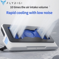 Flydigi Supercharged Laptop Cooler BS1 Closed TurboCooling Dual Noise Reduction System 30°Adjustable Radiator For 15.6inch Above