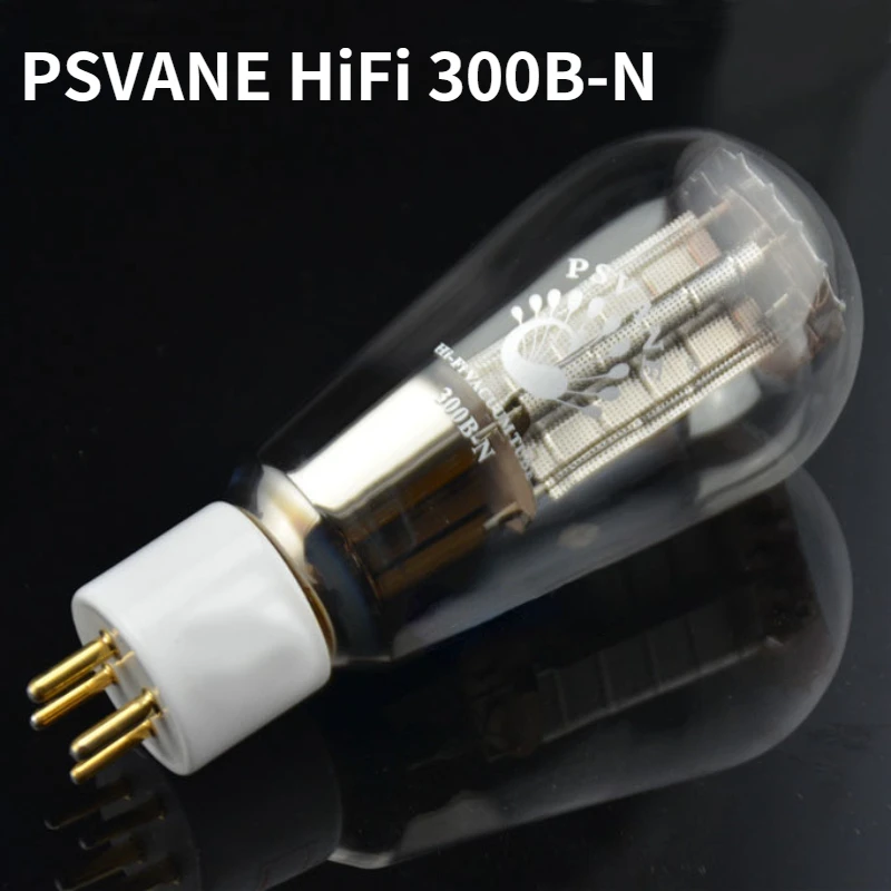 

PSVANE HIFI Tube 300B-N (Eggplant Screen, White Seat, Gold Feet) for High-fidelity Amplifier Factory Precision Matching