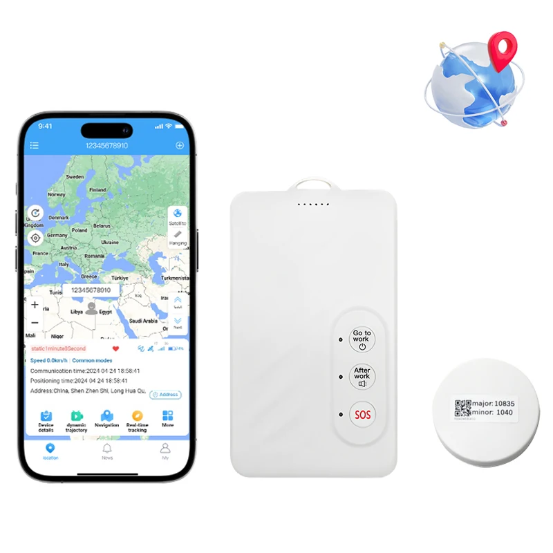 

Zoobii M8 Беспроводной GPS-трекер для детей пожилого возраста Позиционирование в реальном времени SOS-локатор Персональный офис/школьная идентификационная карта GPS-трекер