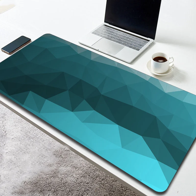 GuJiaDuo Polygon Art Mouse Pad XXL gomma naturale antiscivolo Notebook tastiera tappetino da scrivania Gaming Hoom accessori tappetino per Mouse