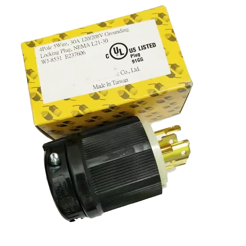 Imagem -05 - Nema-high Power Plug Generator Gerador Americano L2130p 30a 120 v 208v Wj8531