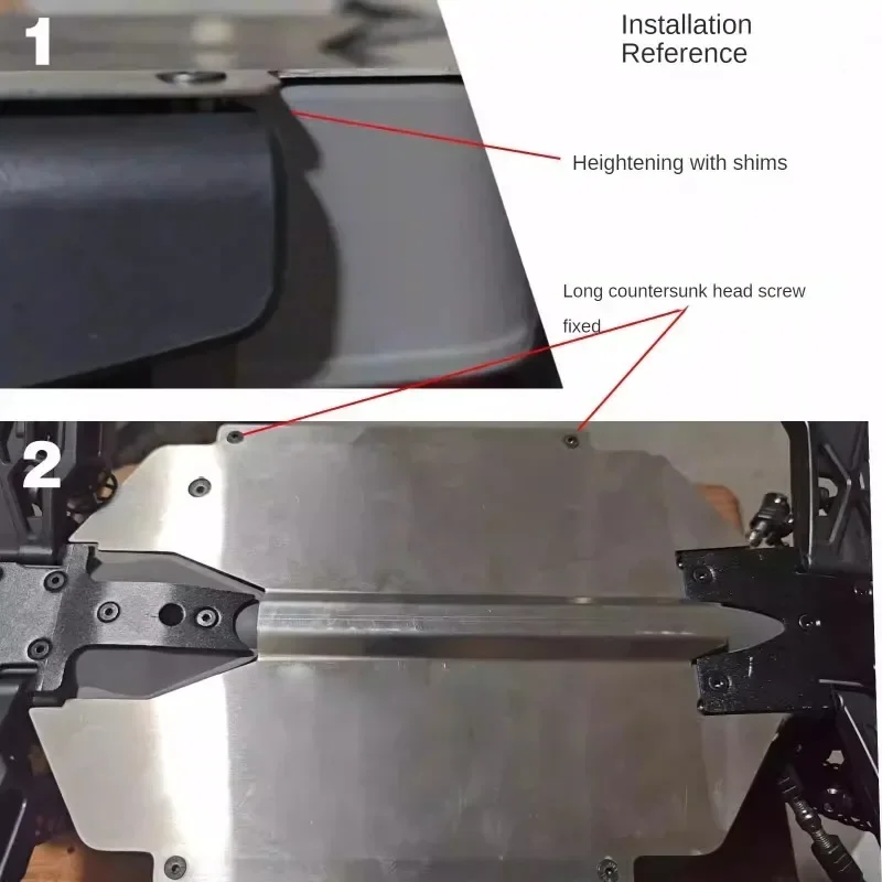 Bouclier de collision astronomique en métal, ensemble d'armure pour MJX 10208, 1/10, pièces de mise à niveau de voiture RC, accessoires