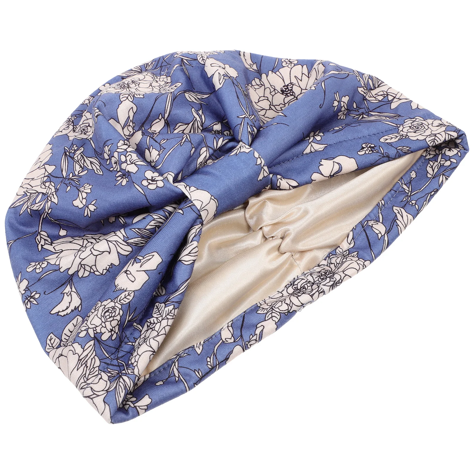 Portable Ethnic Style Turban Sleeping Hat Soft Durable Sleep Hair Protection Chemo Hat Adult Women Turban