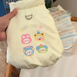 Cute Pet Dog Clothes Winter High Neck Coat Dog Warm Cartoon Vest Puppy Coat Parkas Teddy Cat Clothes Puppy Clothes for Small Dog