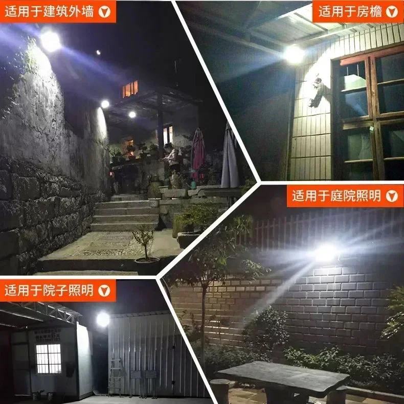 Villa Street Lighting Adjustable Angle Remote Control Light Solar Flood Control Light 50-500W Solar Spotlight Outdoor Waterproof