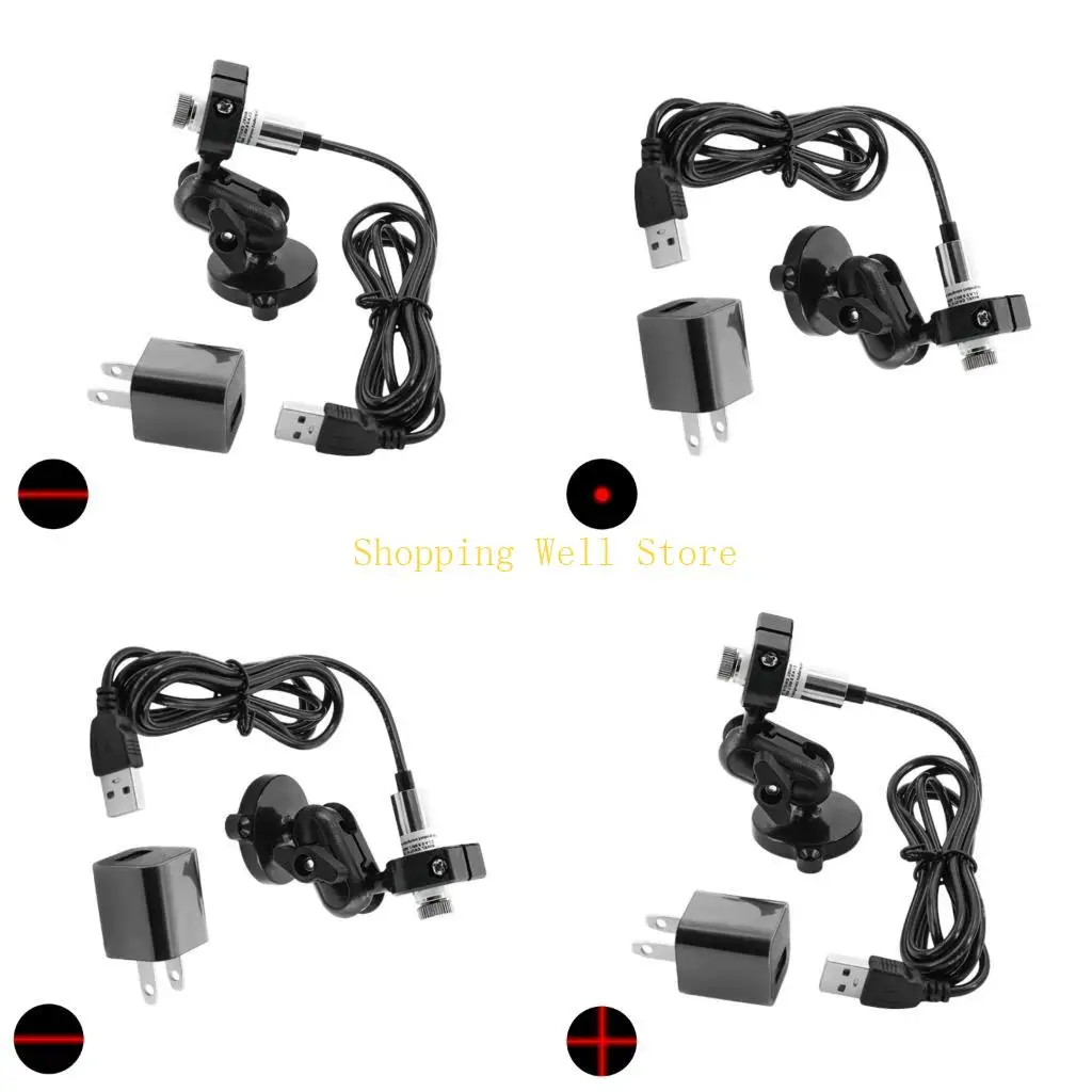 

KX4B Портативный локатор света с красными линиями Световой проектор с красными линиями для резки ткани