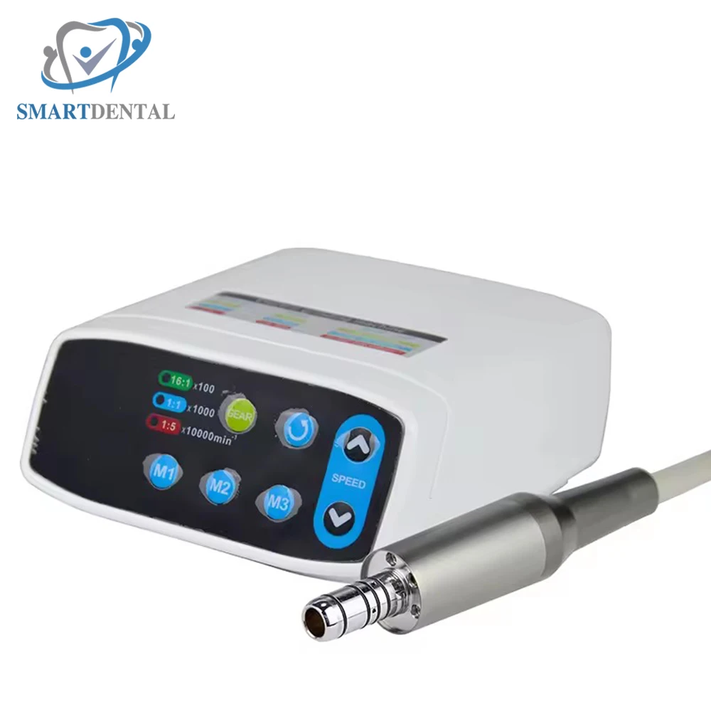 Dental Brushless Led Micro Motor Electric Machine Set Internal Water Spray E-type Contra Angle Handpiece Clinical Equipment