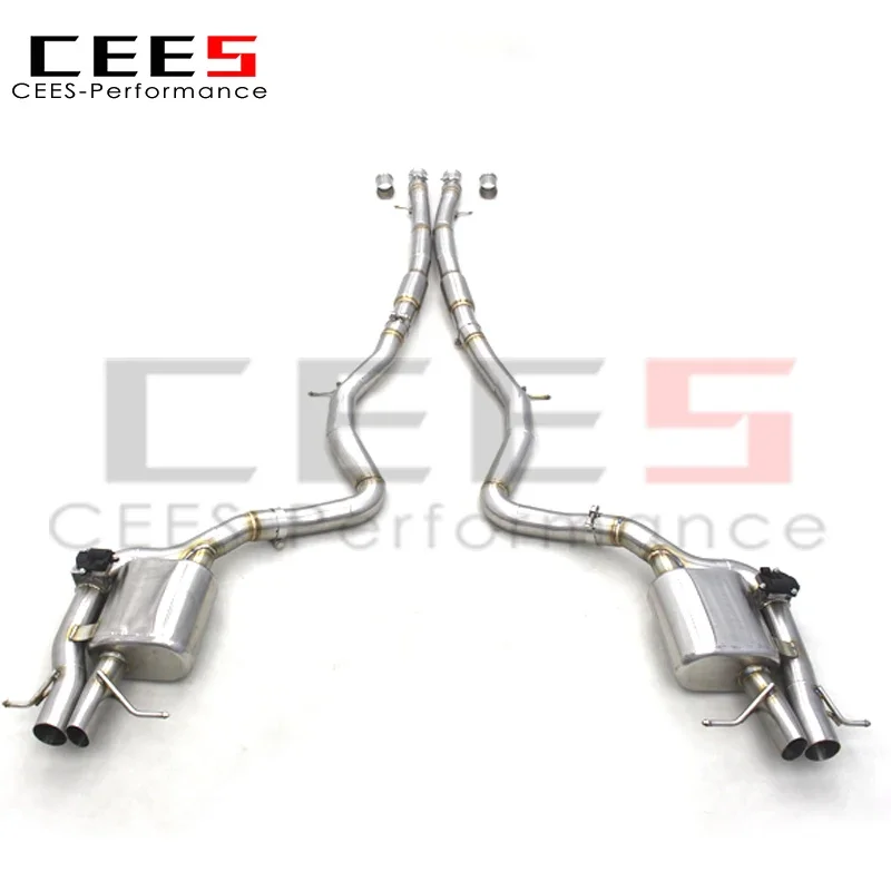 

Catback Exhaust For Mercedes-Benz S560 W222 2018-2019 Stainless Steel Escape Exhaust Pipe Muffler Car Exhaust System