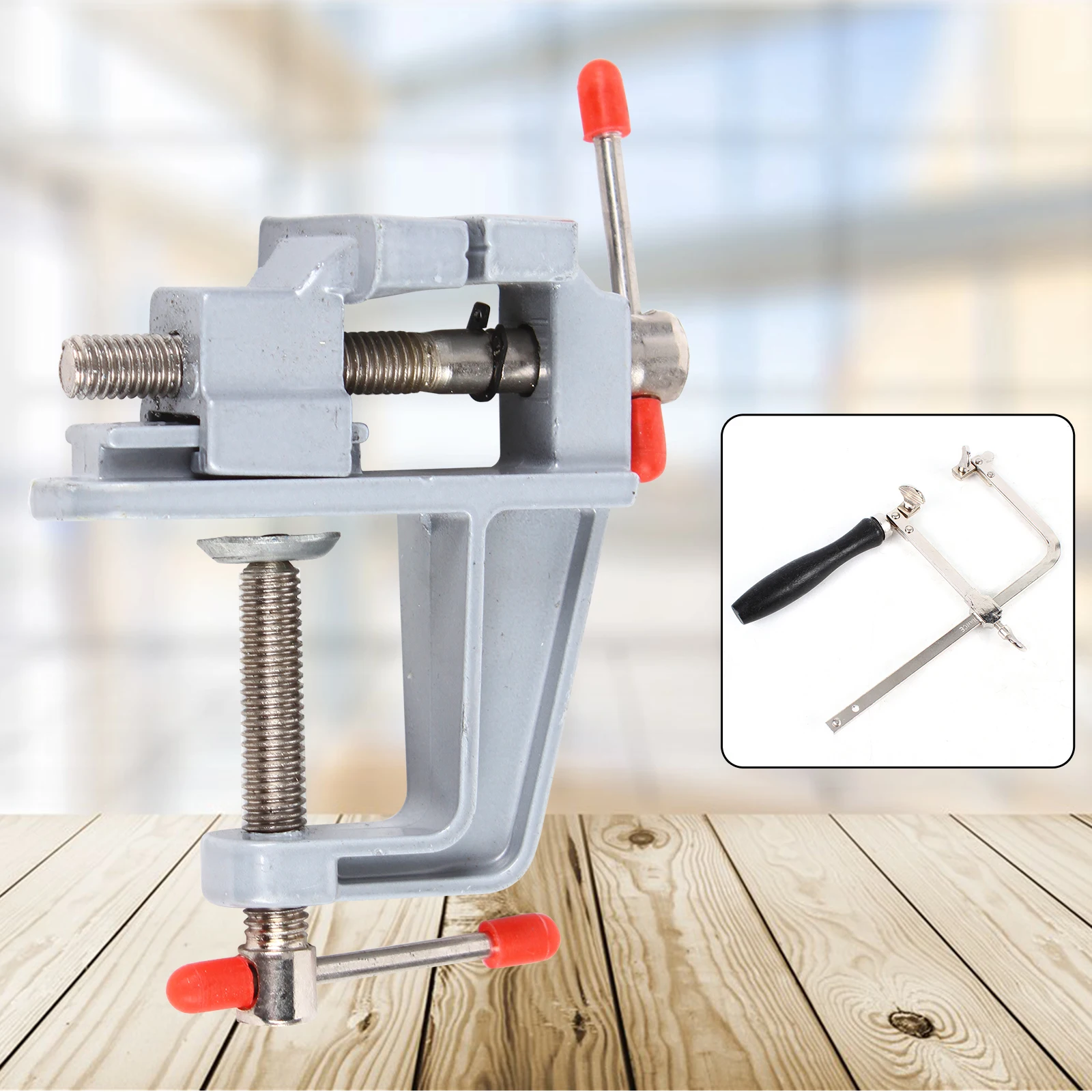 

Fixed Small Vise + Saw Bow Professional Jeweler Making Saw Set Tabletop Jeweler's Saw Frame & Mini Bench Vise Jewelry Tools