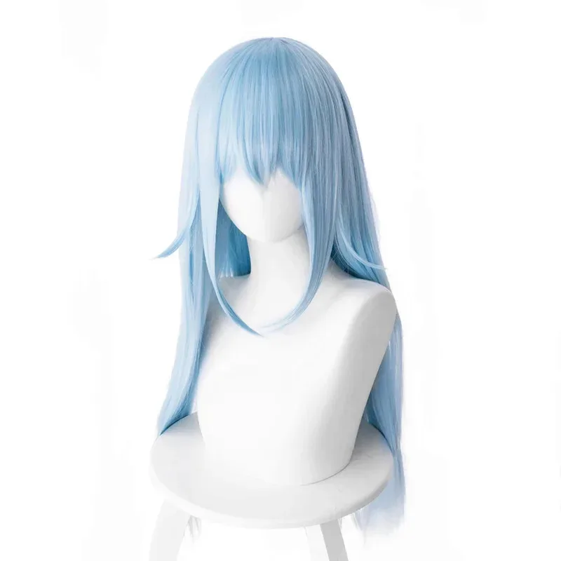 Uma maca dos ursos naquela época eu reencarnei como um cosplay Rimuru Tempest Blue Wig Tensei shitara Slime Dat 2025 Novo