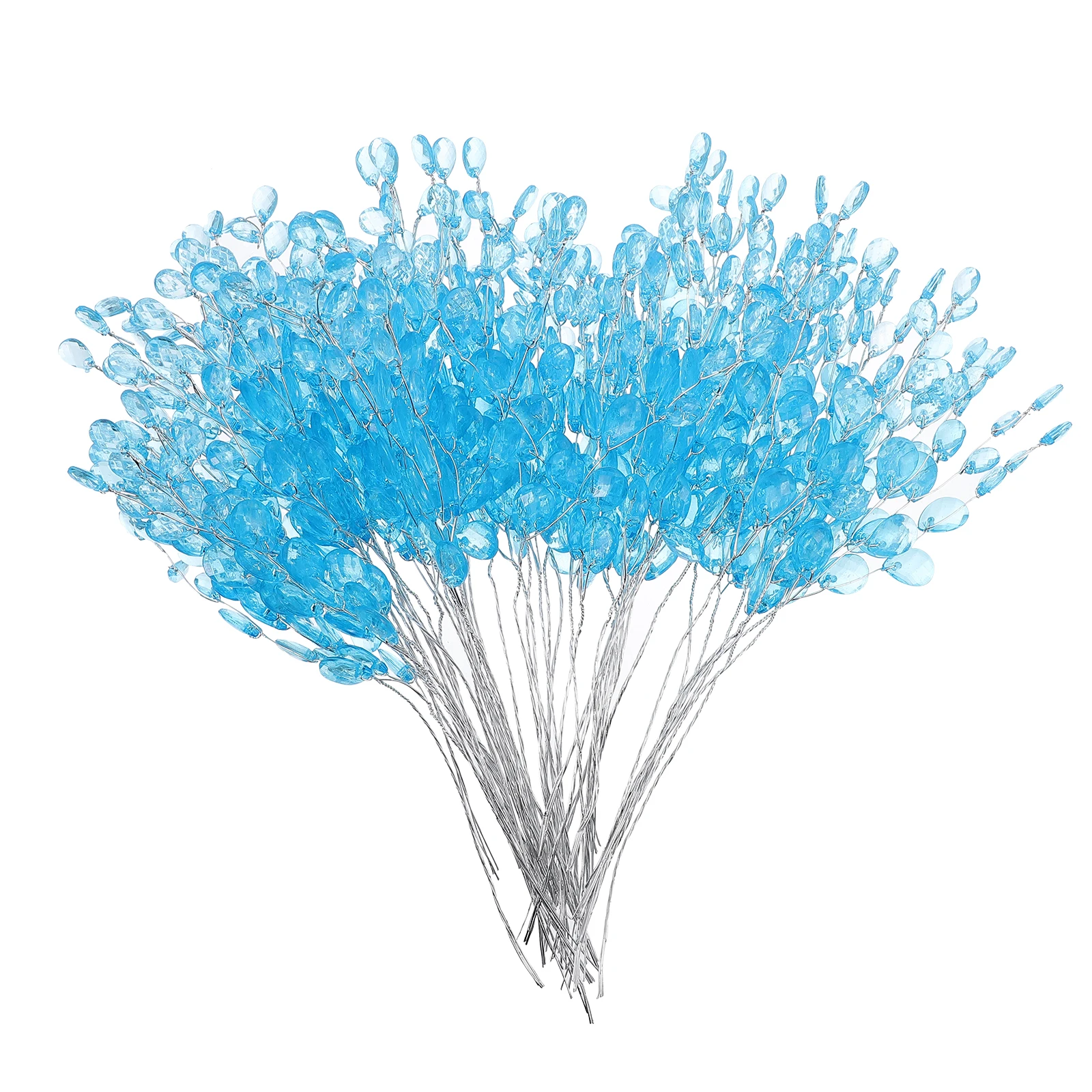 

Artificial Flower Decoration Bridal Accessories Wedding Party Bead Drop Craft Acrylic Material Lasting bead bouquets