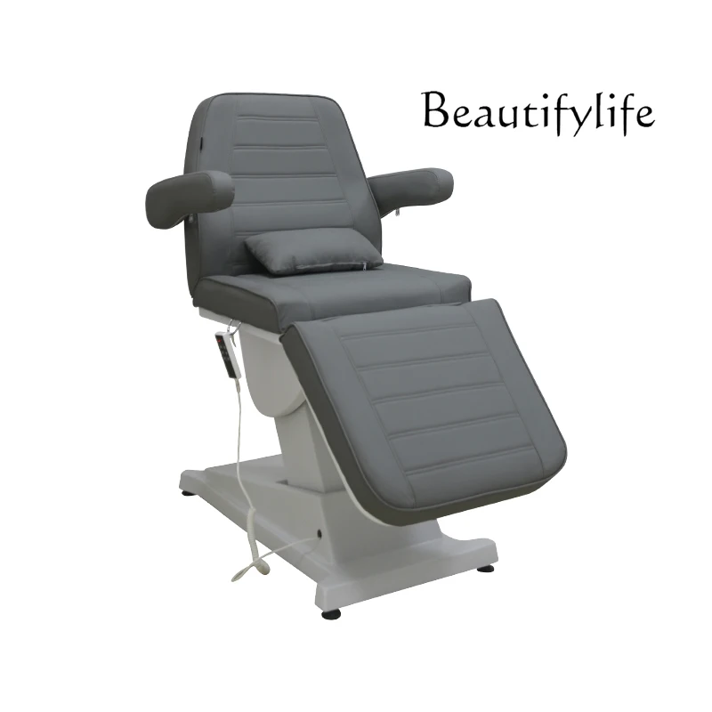 Electric physiotherapy chair Multifunctional folding bed Lifting beauty Tattoo bed Eyelash makeup chair