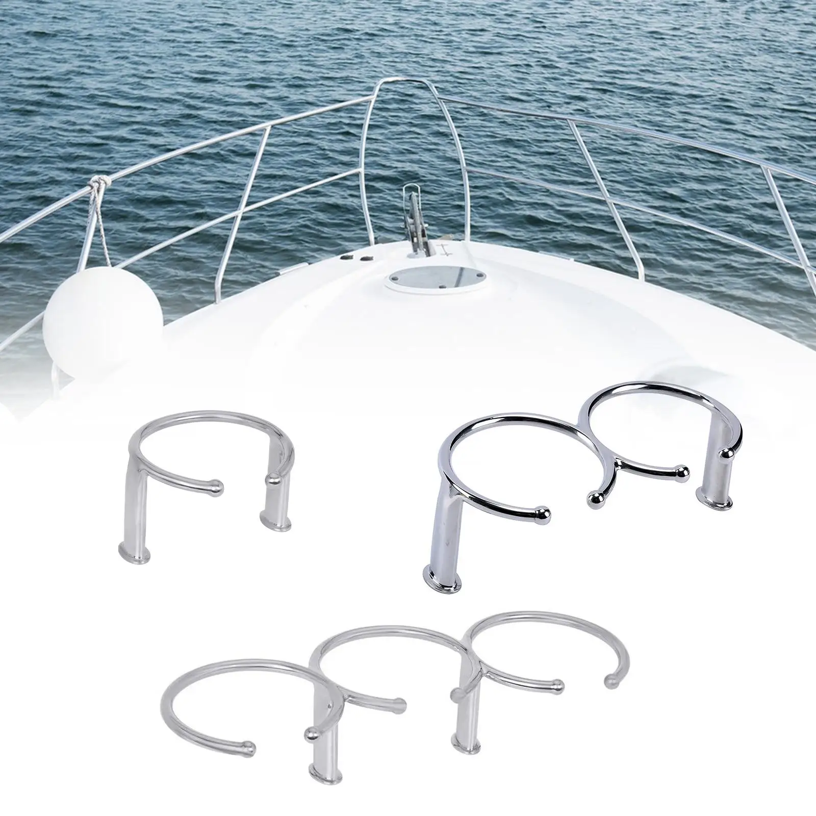 Boat Cup Holder Ring Cup Holders Versatile Drink Holders Beverage Holder Replacement for Yacht Car RV Camper Truck Accessories