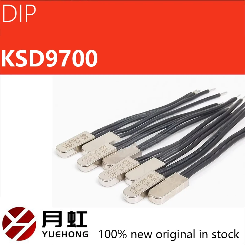 

KSD9700 250V 5A 85C 95C 45-145 Degree Celsius Normally Closed Open Bimetal Disc Temperature Switch Thermostat Thermal Protector