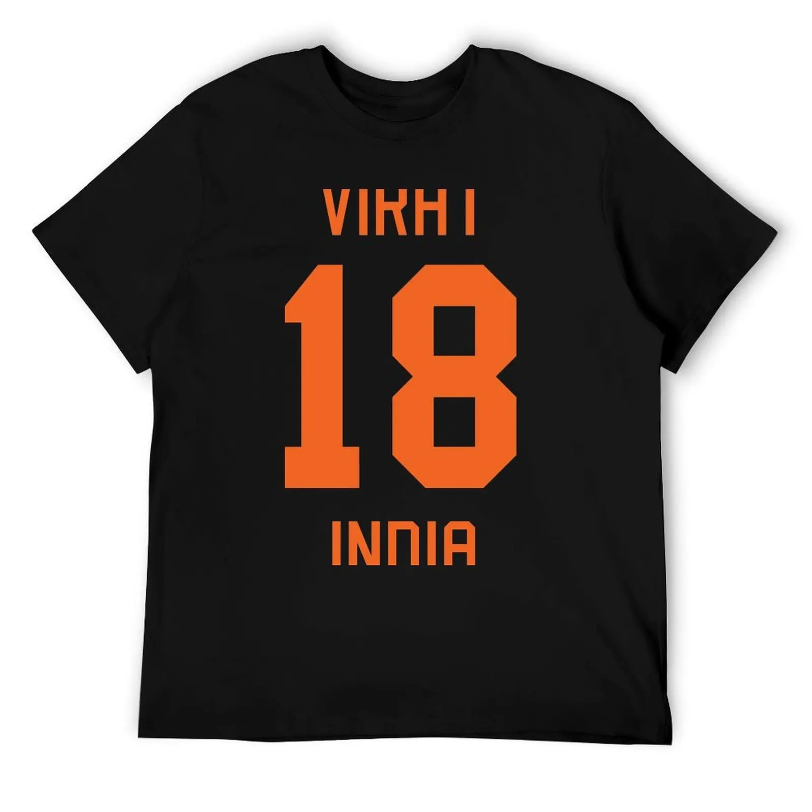 

Virat Kohli | 18 | Indian Cricket Jersey T-Shirt t shirt men 100% cotton luxury brand t shirts for man graphic tees T-Shirt