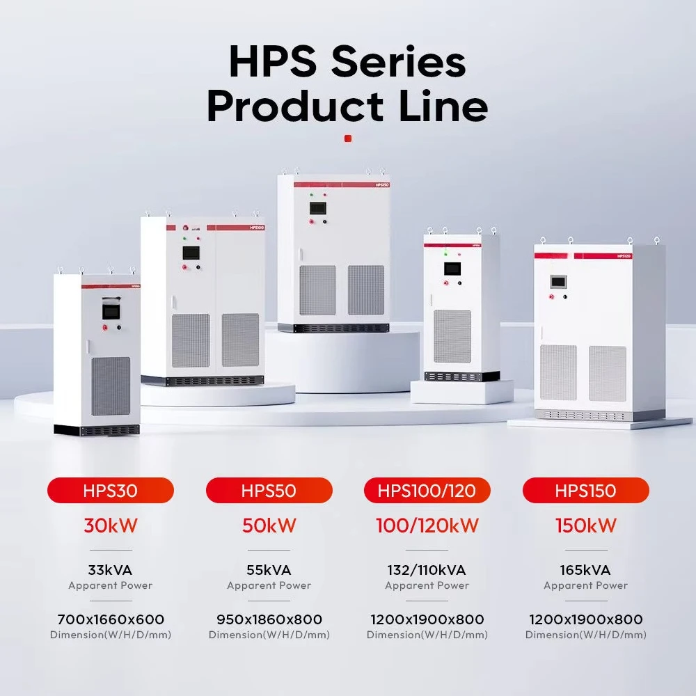 3 Phase Hybrid Solar Inverter 50 100 120 150 kW Inverter Solar Energy for Commercial