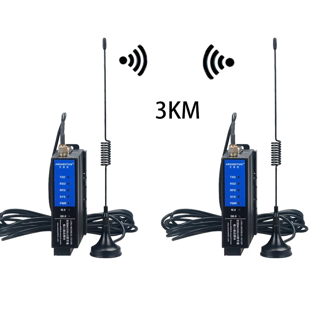 LORA-MODBUS-1DI1DR LORA Wireless Module Remote Control Transparent Transmission MODUBUS RTU Protocol Digital Input Relay Output