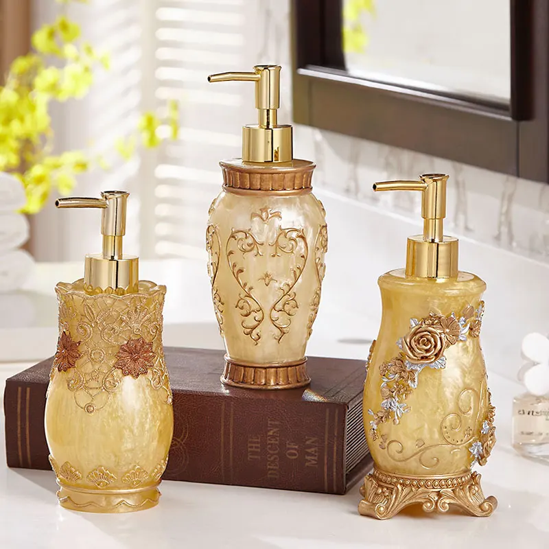 Sanitizer Bottle Bathroom Liquid Soap Dispenser Shampoo Detergent Kitchen Silicone Pump Kitchen Portable Soap Dispenser LY66