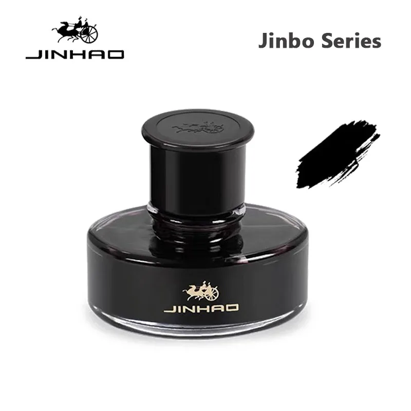 

JINHAO 50ml Jin Bo Series Fountain Pen Ink Dip Pen Glass Bottle 4 Colors for Student Painting Writing Ink Supplies Stationery