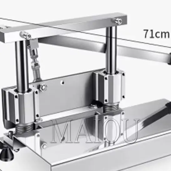 Commercial Fresh Frozen Meat Cutter Machine Stainless Steel Manual Bone Cutting Machine