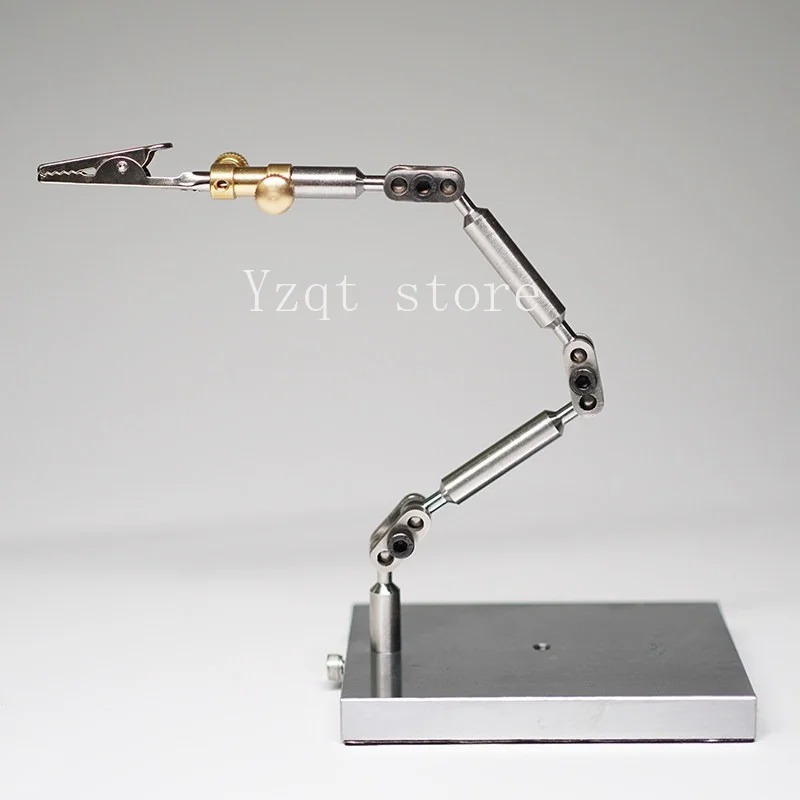 Square seat bracket flexible universal adjustable stainless steel doll holder model props