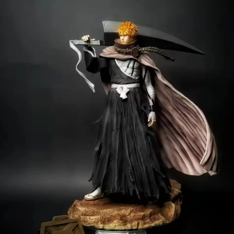 35 سنتيمتر انمي ياباني "بيليتش" شخصية Gk Ichigo Kurosaki البلاستيكية عمل الشكل لعبة لعبة "بيليتش" تحصيل نموذج دمية لعبة هدية #5