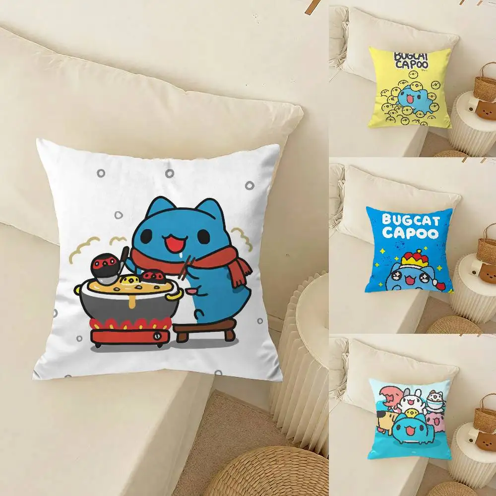 

Kwaii аниме B-Bugcat CapooS наволочка комфортный диван-кровать шелковистая элегантная невидимая молния декоративная наволочка на заказ