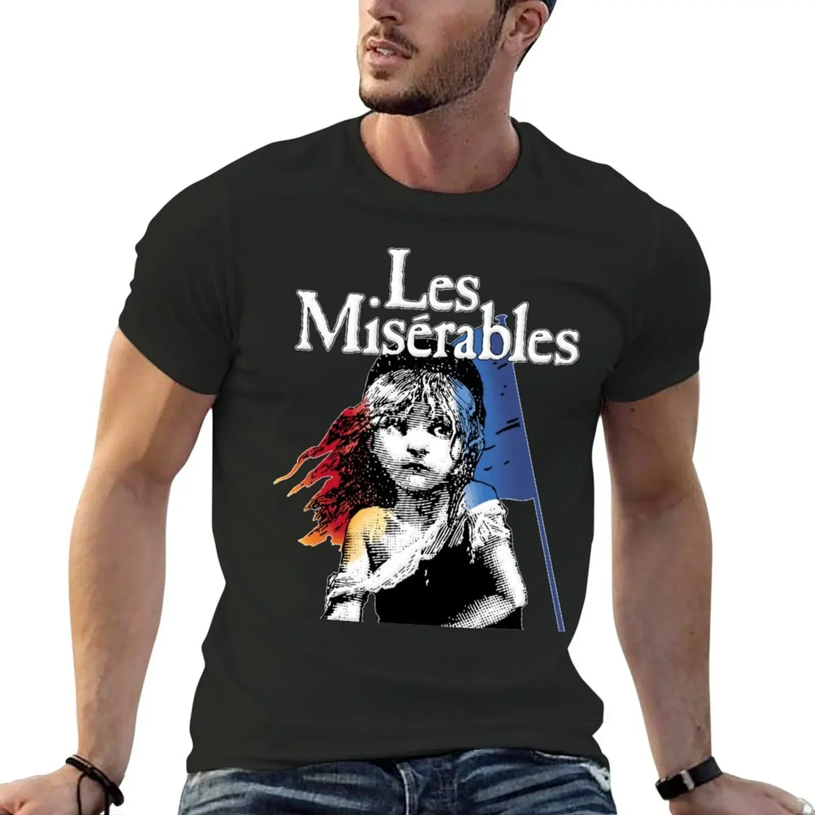 Les Miserables Les Miserables T-Shirt vintage graphic tee anime men t shirts