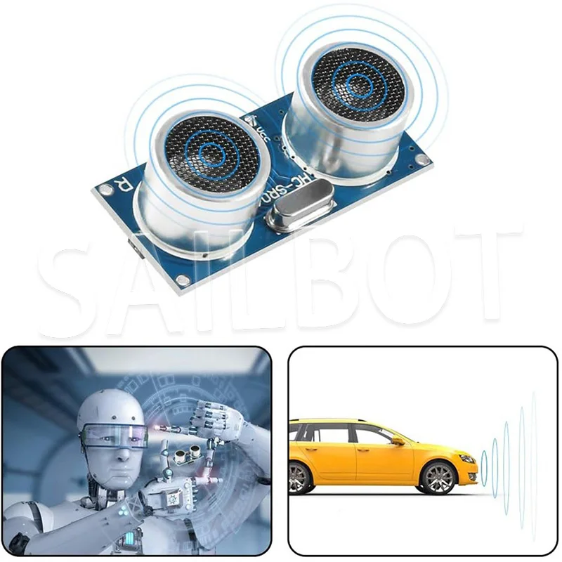 1-10 قطعة HC-SR04 مستشعر بالموجات فوق الصوتية HCSR04 إلى كاشف الموجات العالمية تتراوح وحدة HC SR04 مستشعر المسافة لاردوينو 3.3 فولت-5 فولت