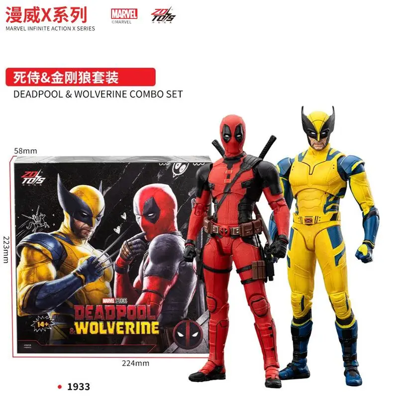 

Deadpool & Wolverine Action Figure ZD Original Thor 1/10 X-Men Limited Guardians of The Galaxy Lord Cartoon Toys for Kids Gift