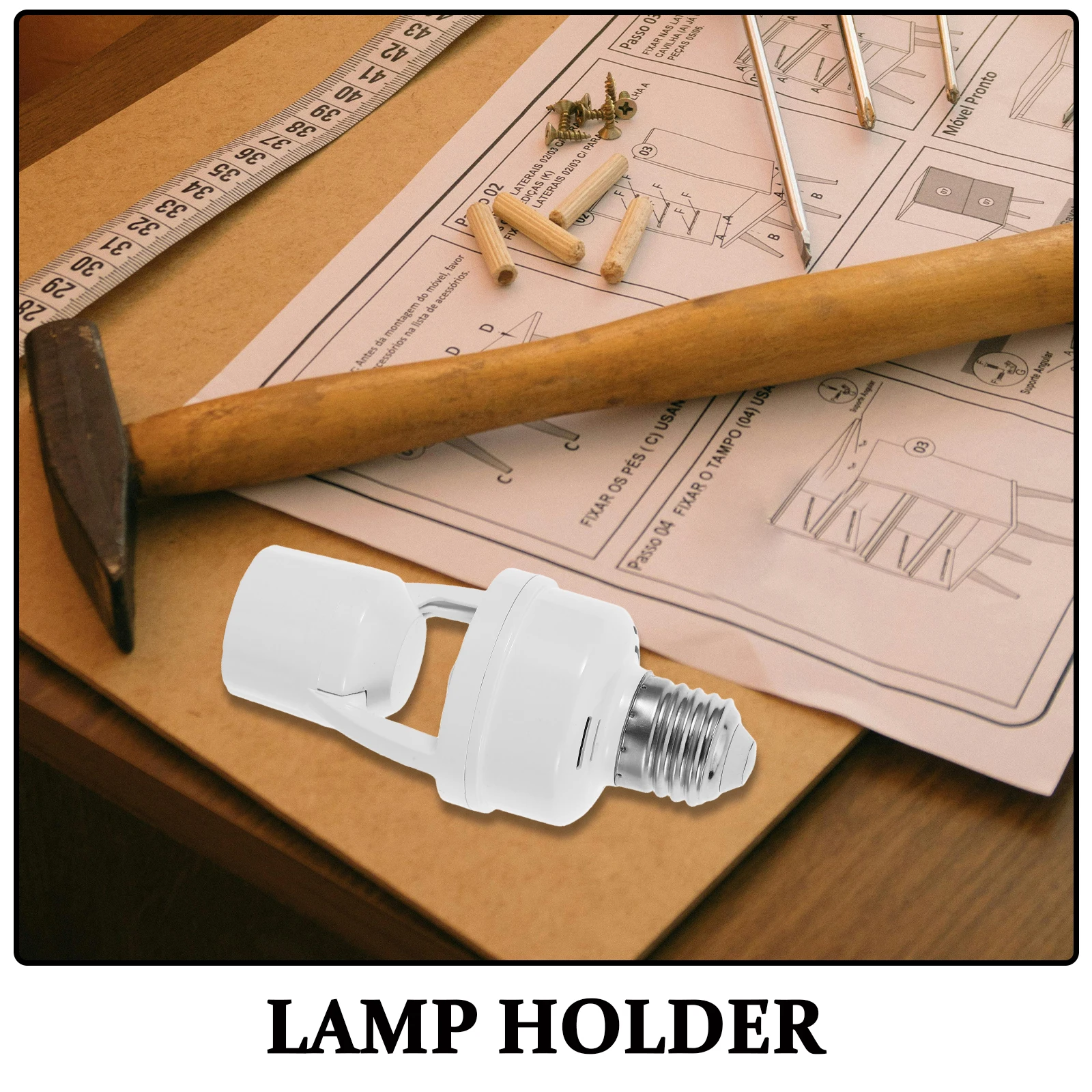 

Infrared Sensor Lamp Holder E27 Screw Base Automatic On Off Hallway Bedroom Surface Mounted Accessories Wide Application Easy