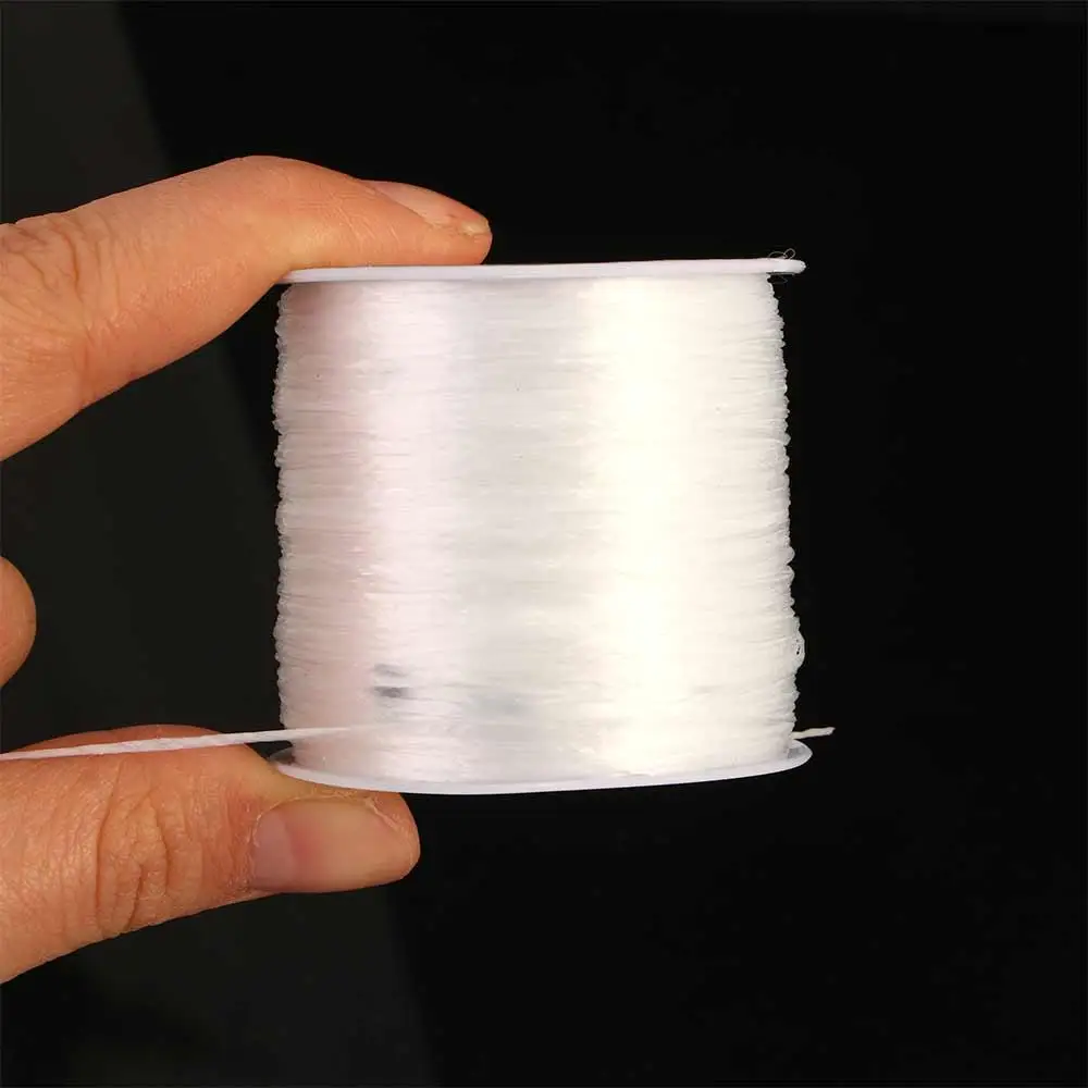 0.8mm 60m Rope Bracelets Craft Elastic Jewellery Making Fibre Wire Beading Thread Bracelet String Stretch Cord