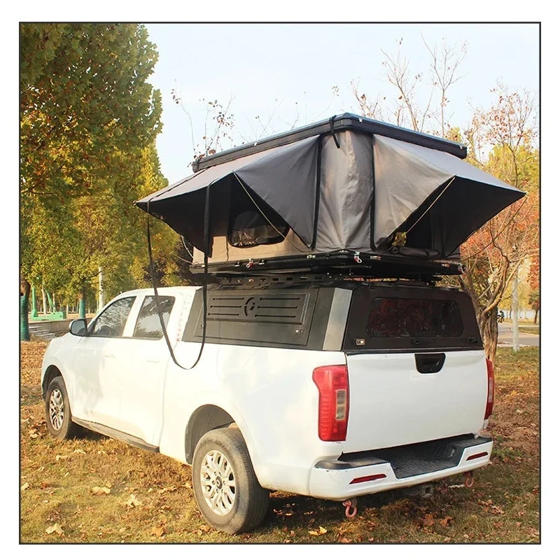 

Best SellingTour Hard Top Camping Picnic Sunshade Waterproof Aluminum Alloy Bracket Four-Corner Roof Tent High Quality