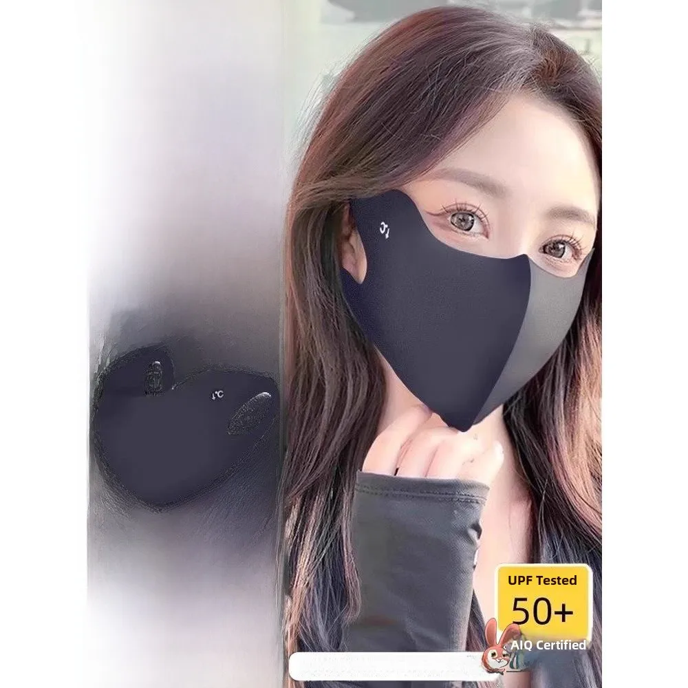 

Women's High Aesthetic Sun Protection Mask 3D Stereo Breathable Warmth UV Protection Eye Corner Guard New 2025 Model