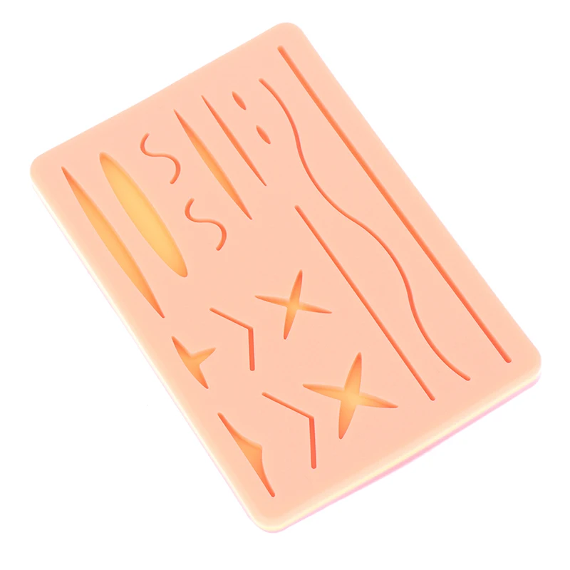 

Skin Suture Model Wound Silicone Suture Pad Y Traumatic Suturing Training Pad Reusable Silicone Suture Practice Mat