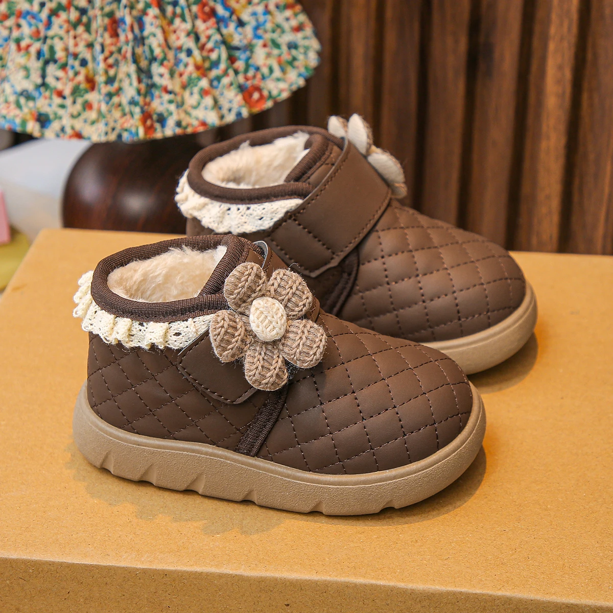 

Модная обувь для девочек, новинка зимы 2024, детские зимние ботинки, удобные универсальные ботильоны для девочек, простые нескользящие детские ботинки Zapatos