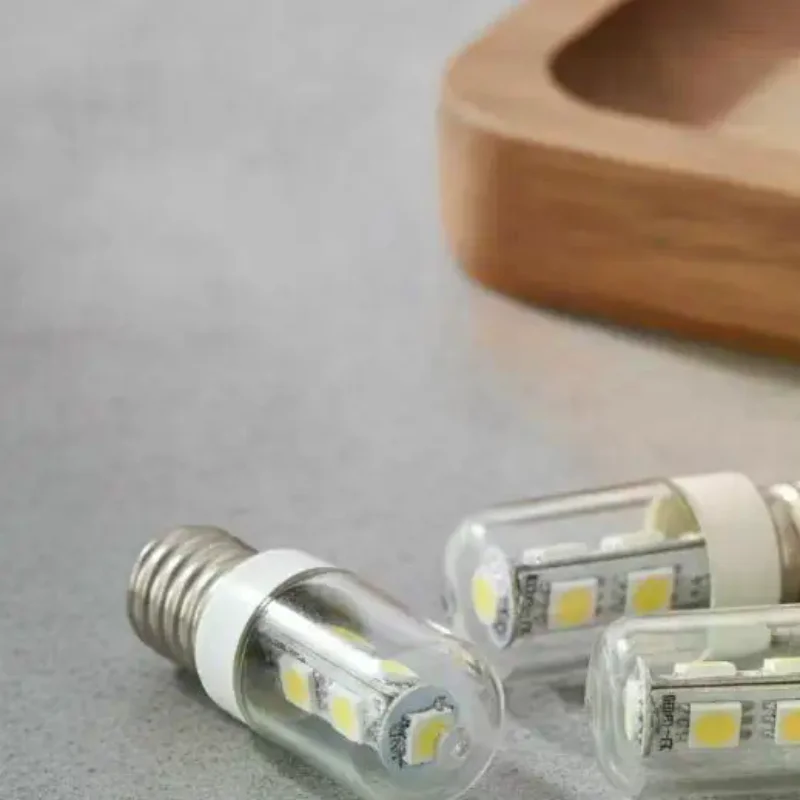 /PFU/E12 E14 E17 LED Fridge Light Bulb 220V Refrigerator Corn Bulb LED Lamp Cold White Replace Halogen Chandelier Lights
