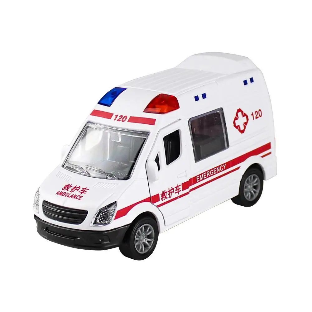 Kinder Trägheit Zurückziehen Auto Spielzeug Simulation Krankenwagen Modell Auto Spielzeug Sammlung Geschenke Spielzeug für Jungen – Detail 7
