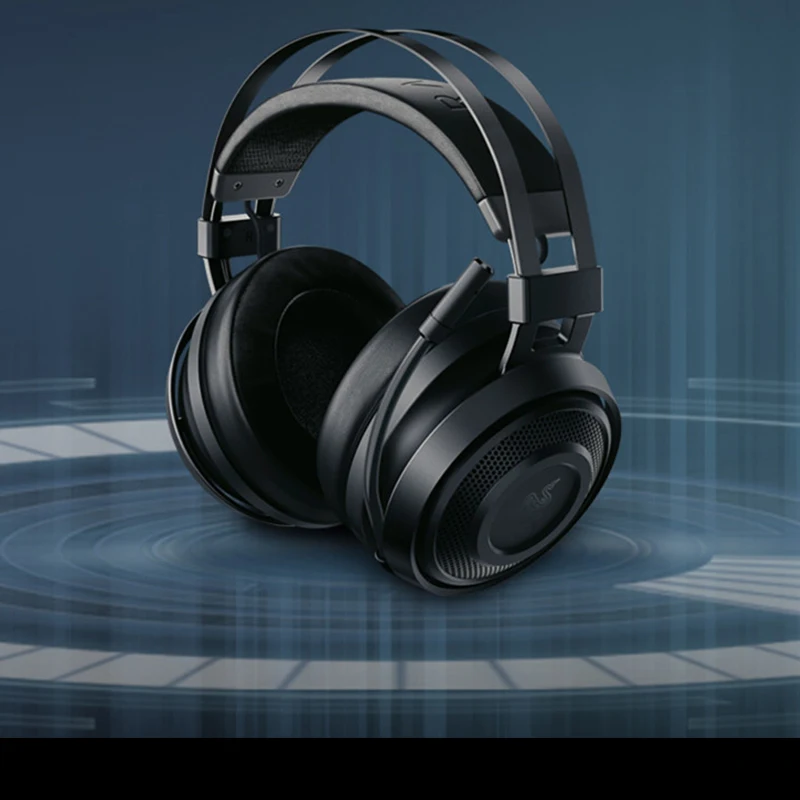 Kraken Pro V2 Headset with 7.1 Surround Sound Over-Ear Design for Competitive Gaming and Streaming