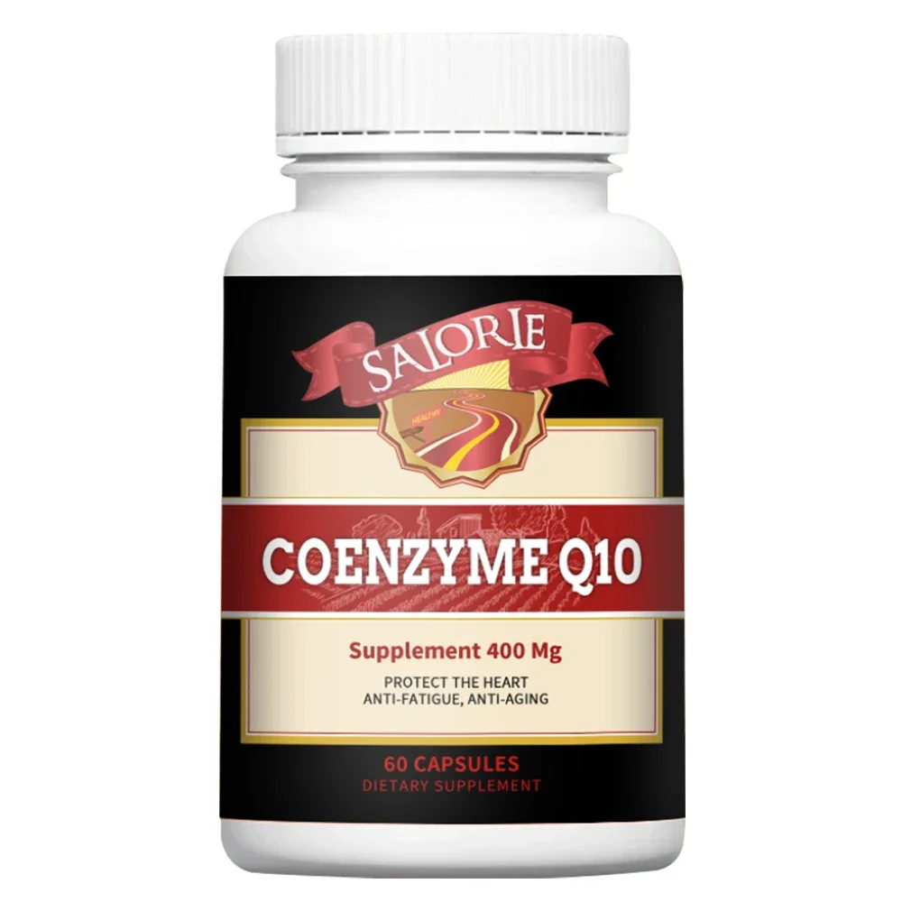 Co-Enzym Q10 (Coq10)-Antioxidant Ondersteunt De Gezondheid Van Het Hart En De Productie Van Energie, Zeer Absorbeerbaar, Veganistisch, Niet-Gmo, 60 Capsules