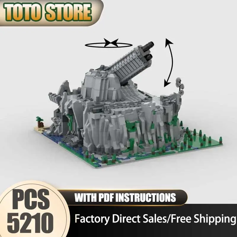 

Moc строительные блоки, защитная пушка, модель, технология, кирпич, сделай сам, сборка, популярная звездная модель фильма, строительная игрушка, праздничные подарки